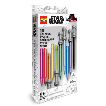 LEGO Star Wars Lightsaber Gel Pens 10 Pack 5008815 (Ages 6+) - View 2