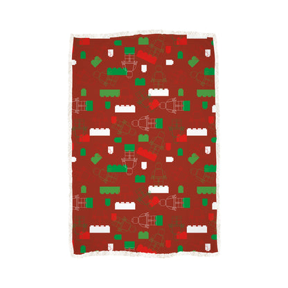 LEGO Minifigures Sherpa-Backed Throw Blanket 5008992 (Ages 6+) - View 2