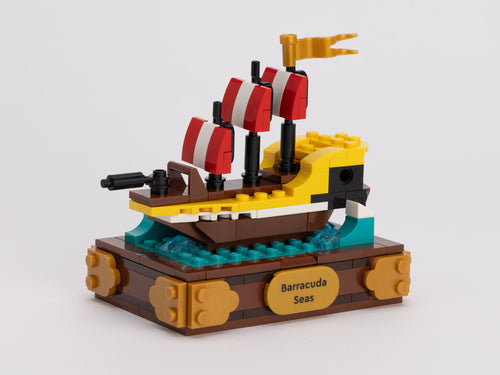 LEGO Barracuda Seas Building Set for Ages 10+, Pirate Themed Display Set
