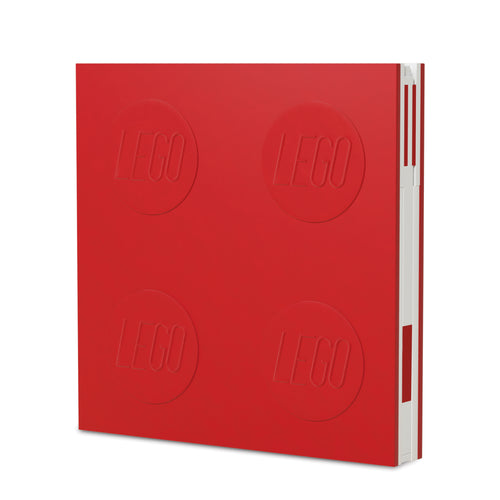 LEGO Locking Notebook with Gel Pen - Red 5009064 (Ages 6+)