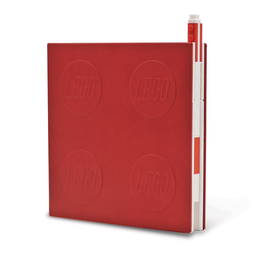 LEGO Locking Notebook with Gel Pen - Red 5009064 (Ages 6+) - View 4