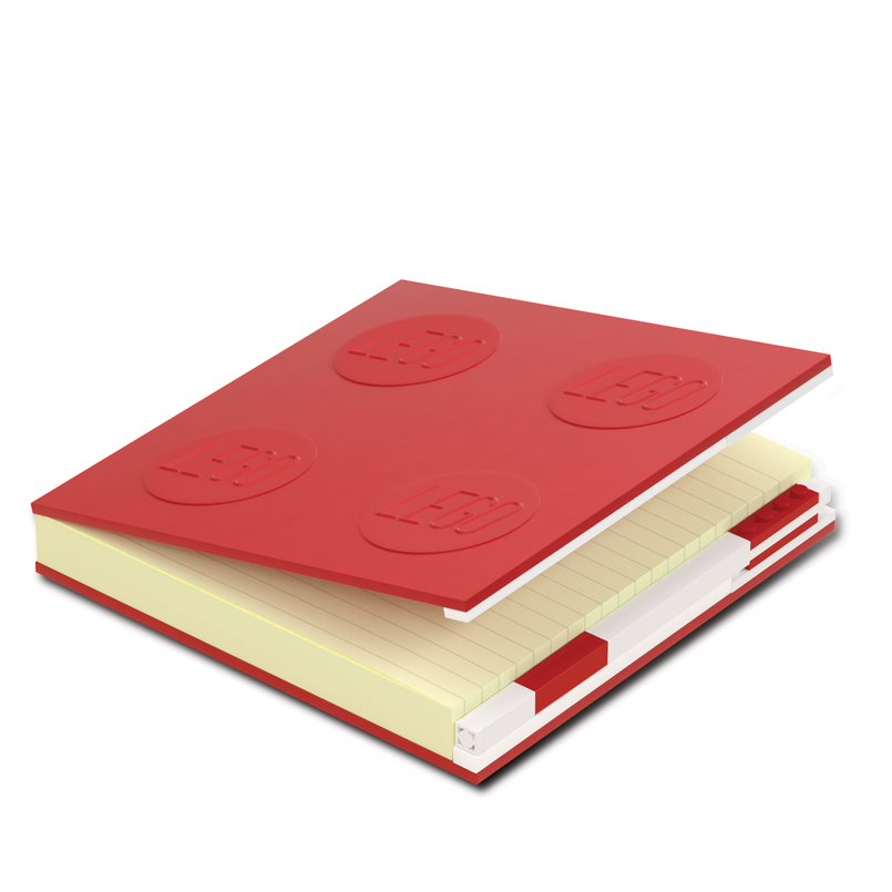 LEGO Locking Notebook with Gel Pen - Red 5009064 (Ages 6+) - View 3