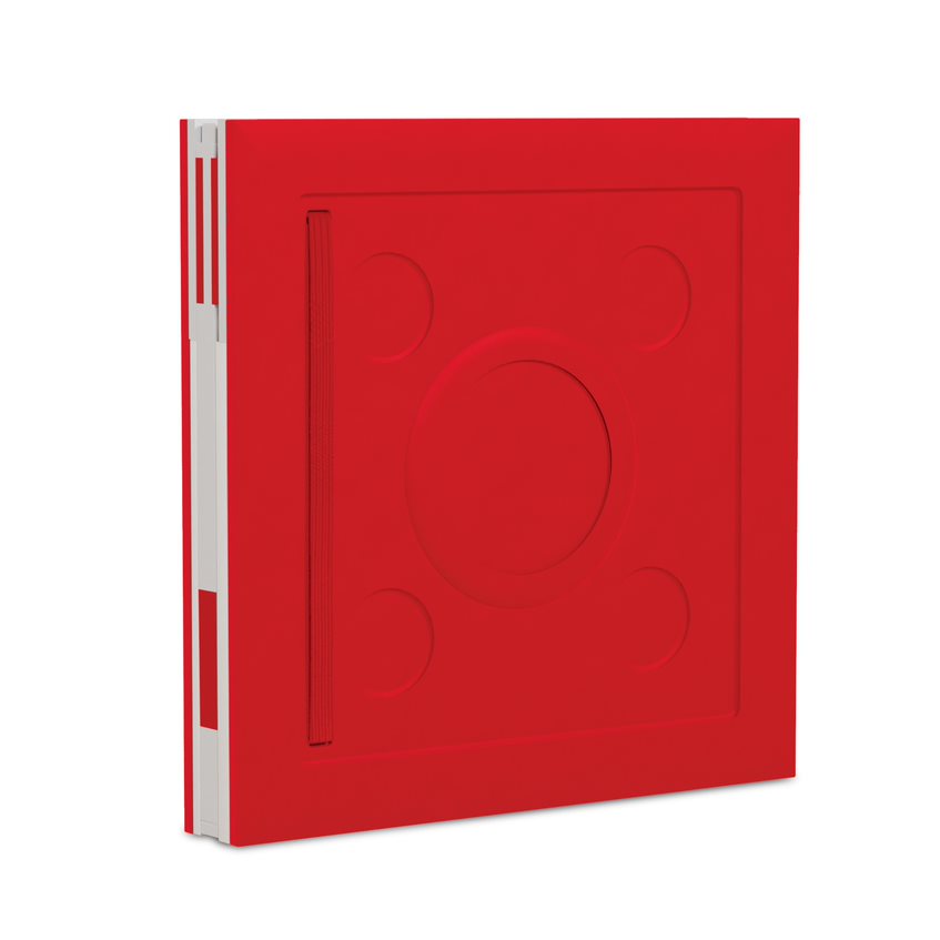 LEGO Locking Notebook with Gel Pen - Red 5009064 (Ages 6+) - View 5