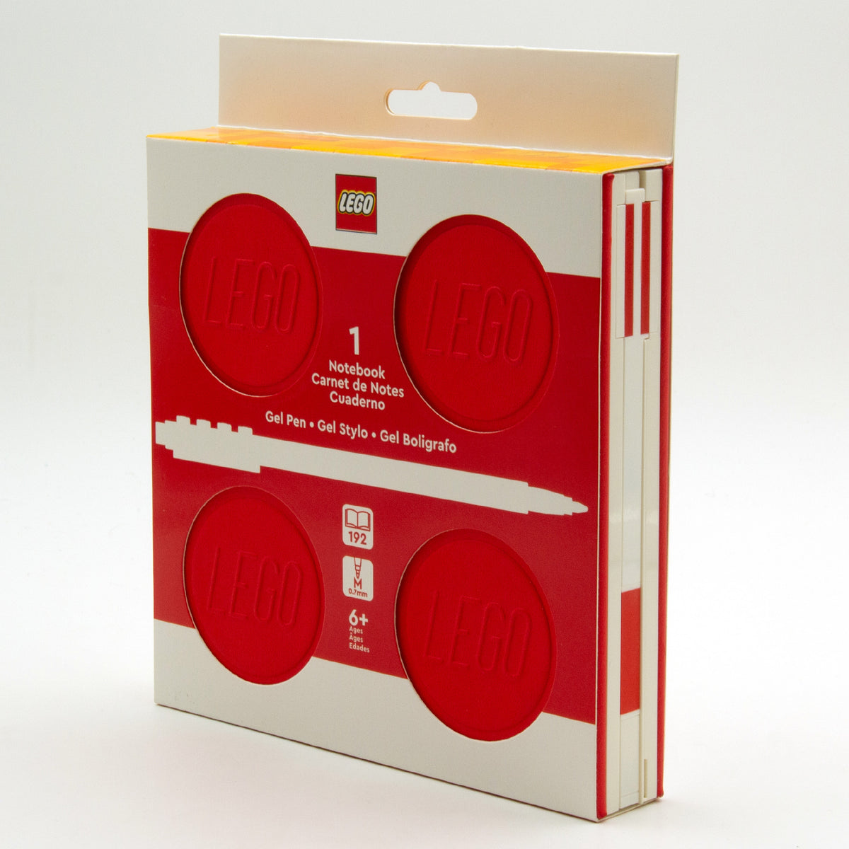 LEGO Locking Notebook with Gel Pen - Red 5009064 (Ages 6+) - View 2