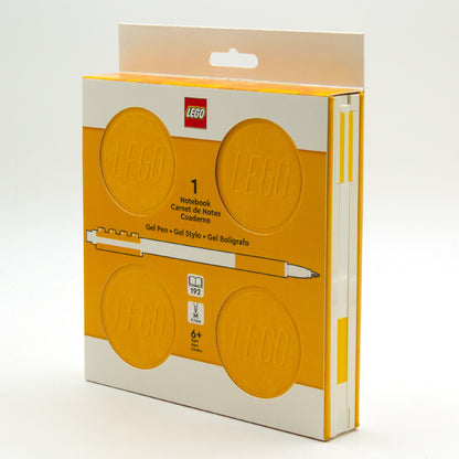 LEGO Locking Notebook with Gel Pen - Yellow 5009065 (Ages 6+) - View 2