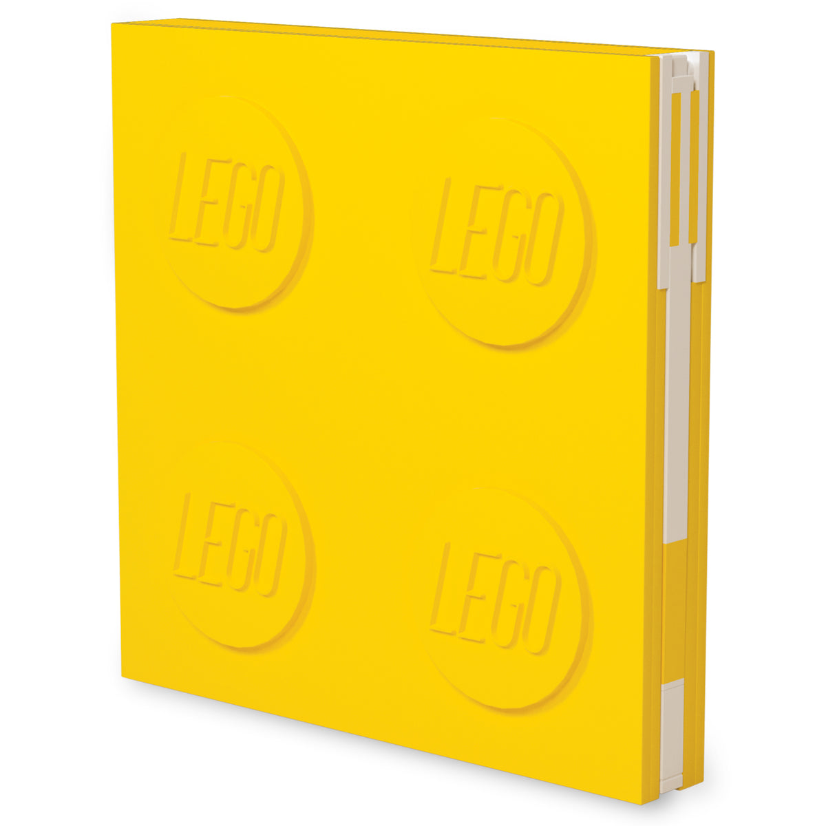 LEGO Locking Notebook with Gel Pen - Yellow 5009065 (Ages 6+)