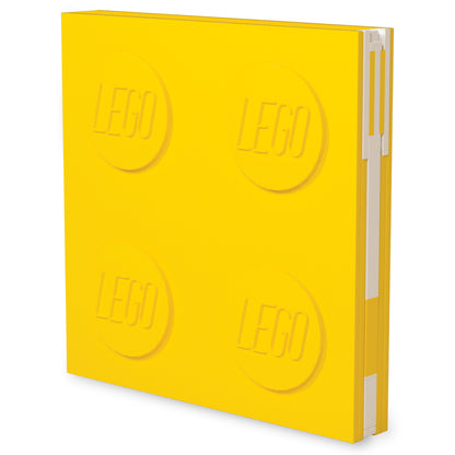 LEGO Locking Notebook with Gel Pen - Yellow 5009065 (Ages 6+)