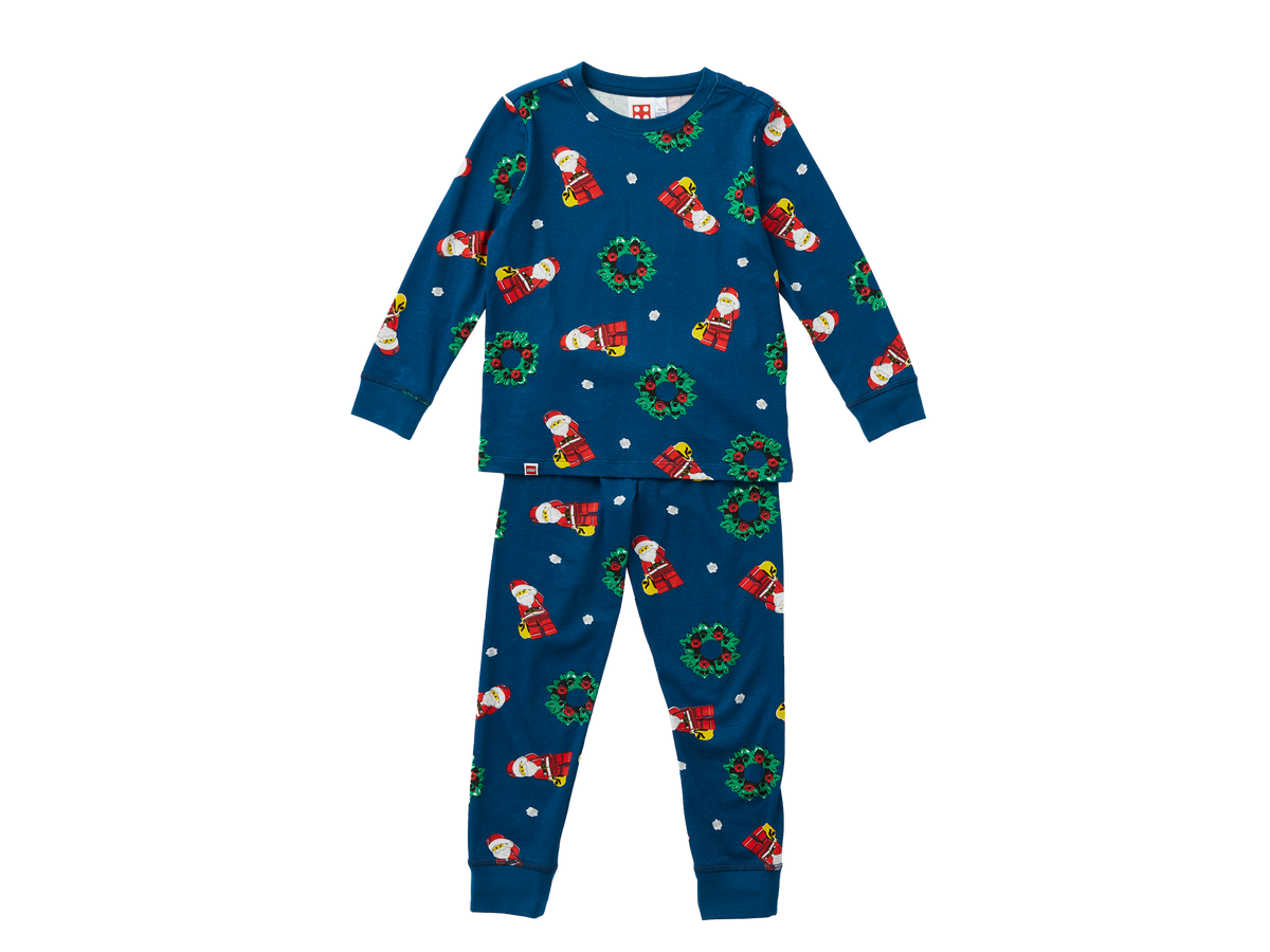 LEGO Minifigures Kids Pajamas - Navy 5009137 (Ages 4+)