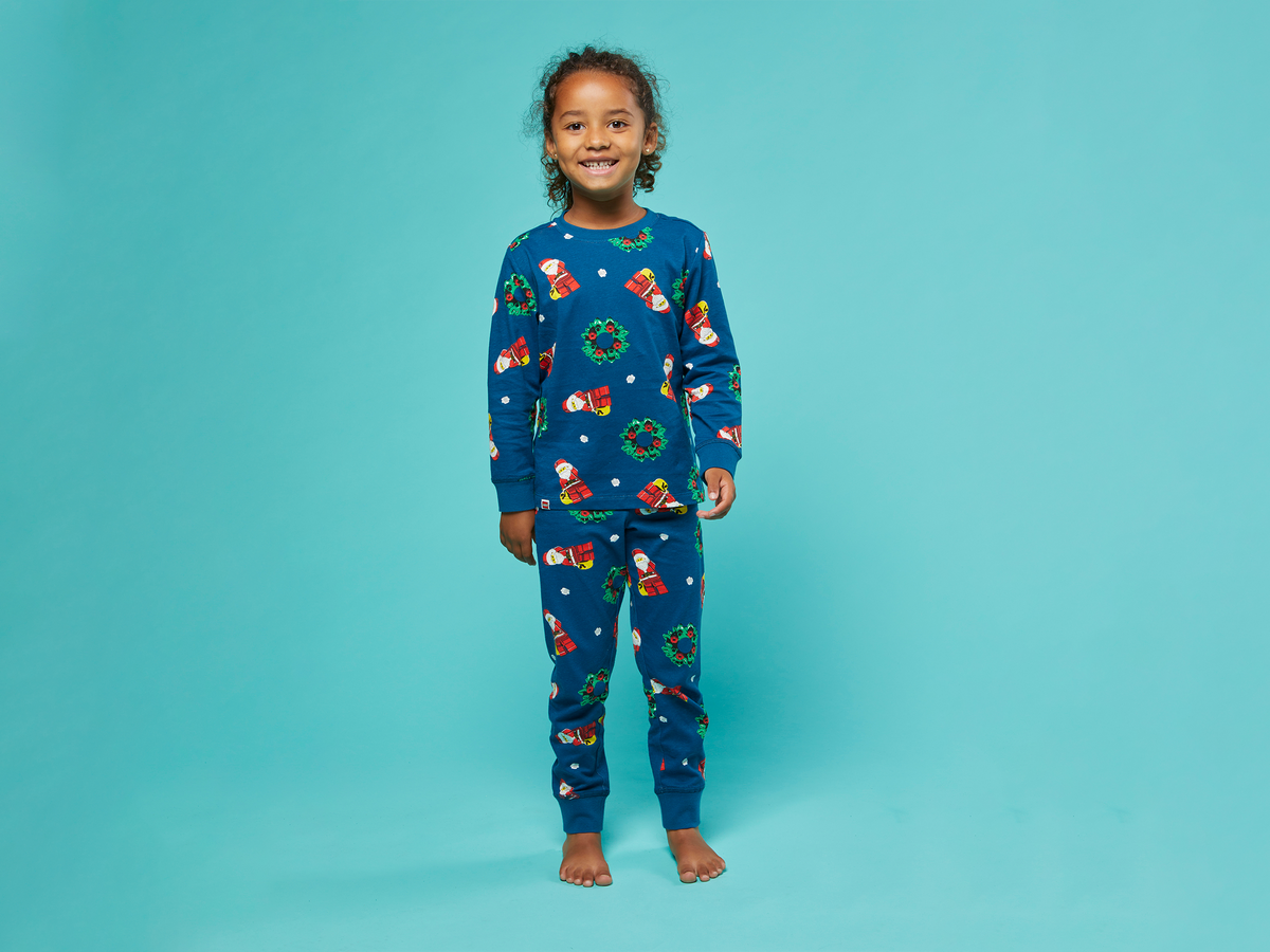 LEGO Minifigures Kids Pajamas - Navy 5009137 (Ages 4+) - View 4