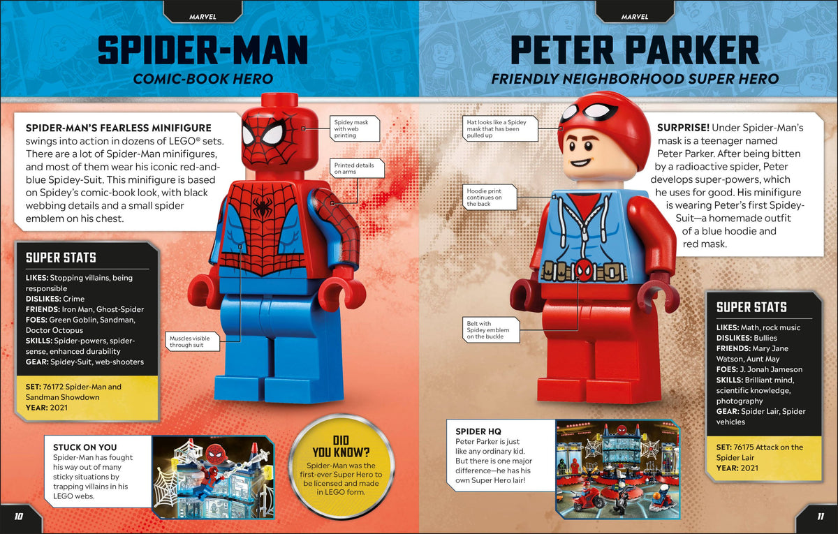 LEGO Marvel Character Encyclopedia Book for Ages 6 to 8 - View 2