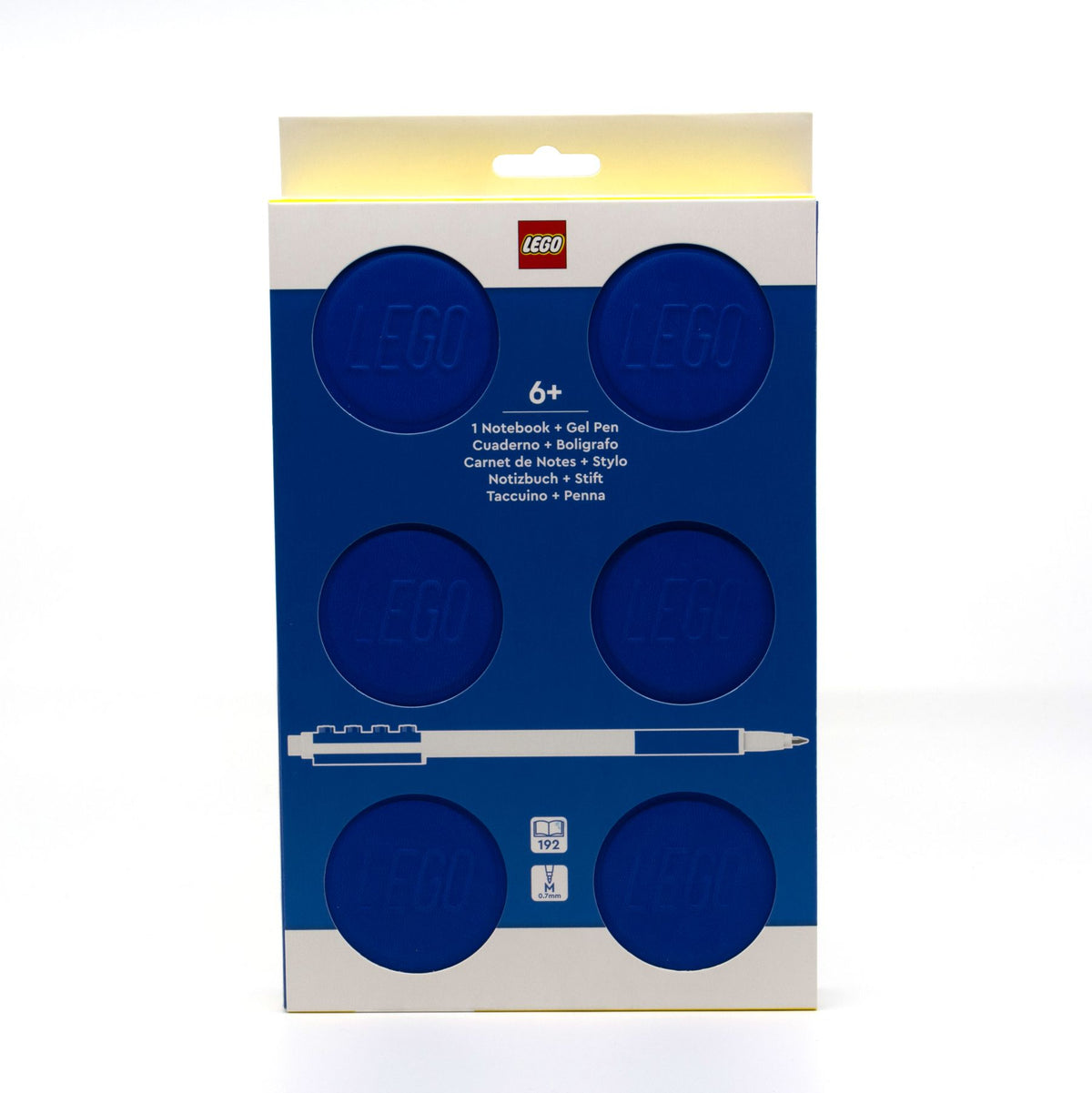 LEGO Locking Notebook with Gel Pen - 2x3 Blue 5009562 (Ages 6+) - View 2