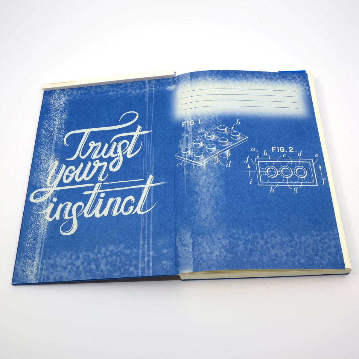 LEGO Locking Notebook with Gel Pen - 2x3 Blue 5009562 (Ages 6+) - View 5