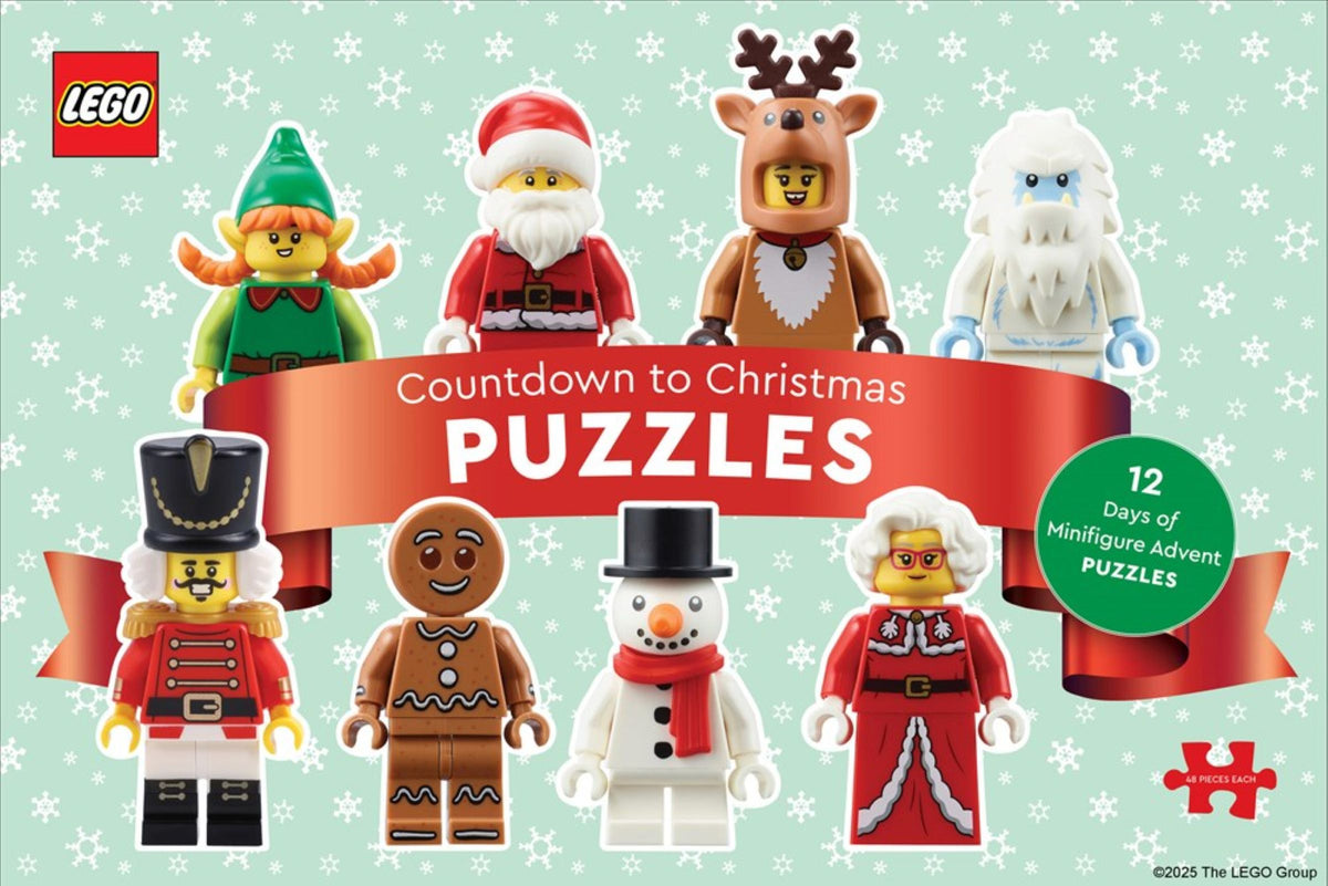LEGO Countdown to Christmas Puzzles: 12 Days of Minifigure Advent Puzzles, Ages 7+