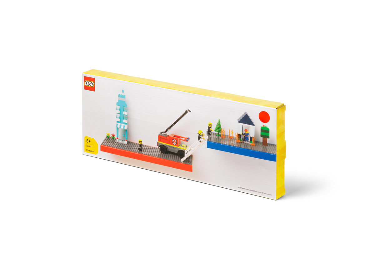 LEGO Shelf Red 5010106 Wall Display Shelf for Kids (Ages 5+)