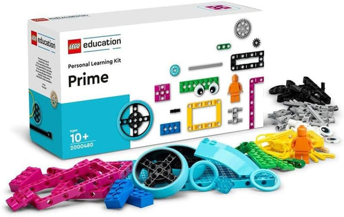 Assorted colorful bricks and student worksheets from a classroom STEM set