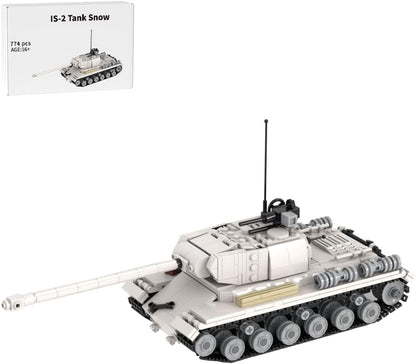 Brick-built King Tiger heavy tank in camouflage with long gun, side view – view 5