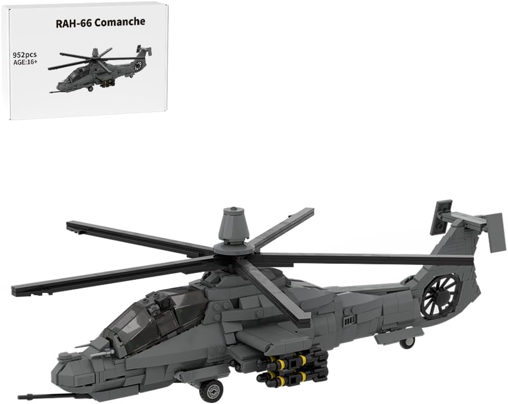 Dark brick-built military utility helicopter at 1/35 scale – view 2
