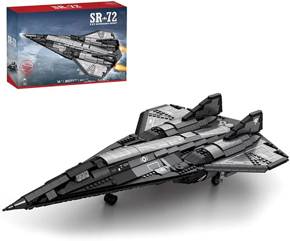 Brick-built hypersonic stealth reconnaissance aircraft model