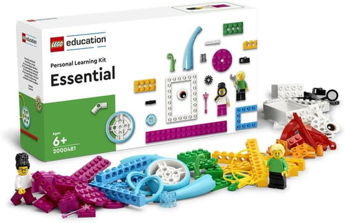 Small brick models built from a personal STEM learning kit