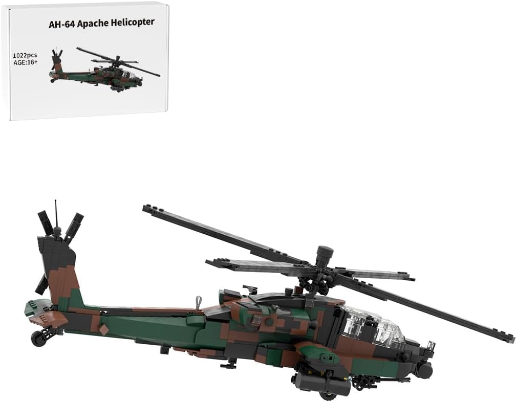 Dark brick-built military utility helicopter at 1/35 scale – view 3