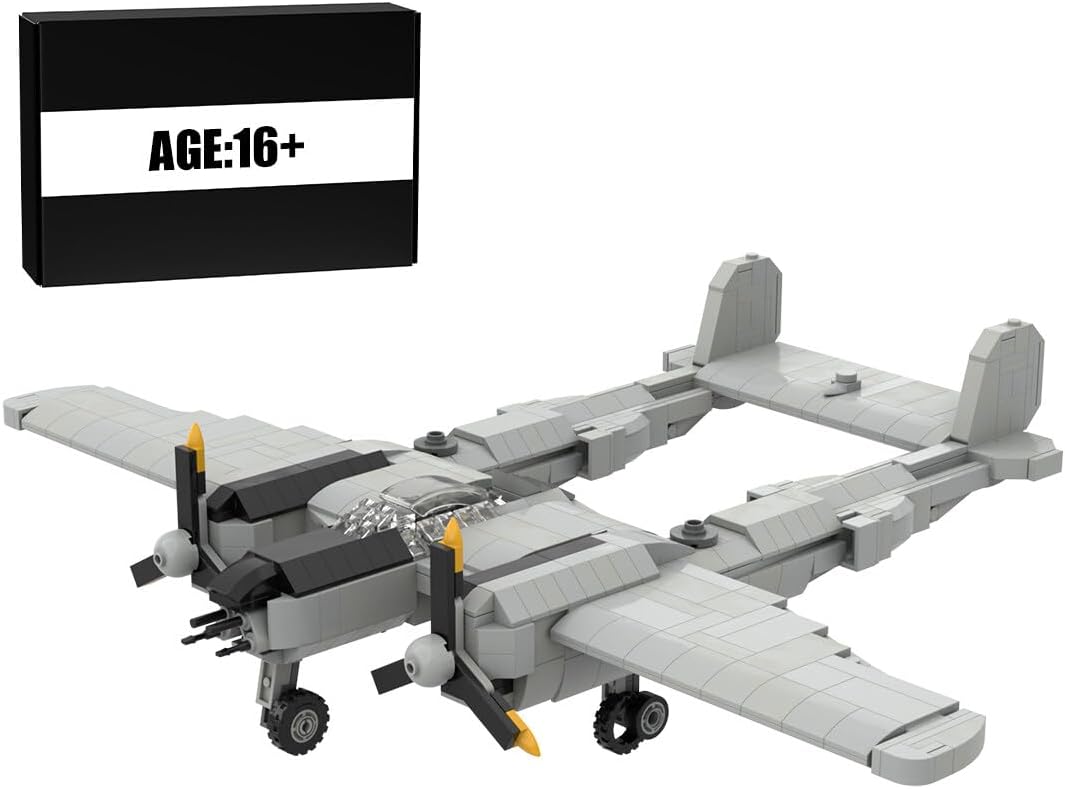 Brick-built stealth attack drone model shown from above – view 2