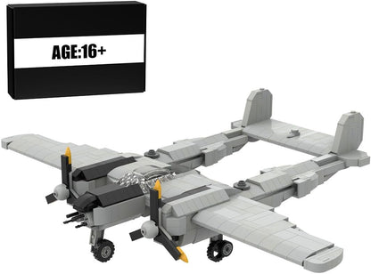 Brick-built stealth attack drone model shown from above – view 2