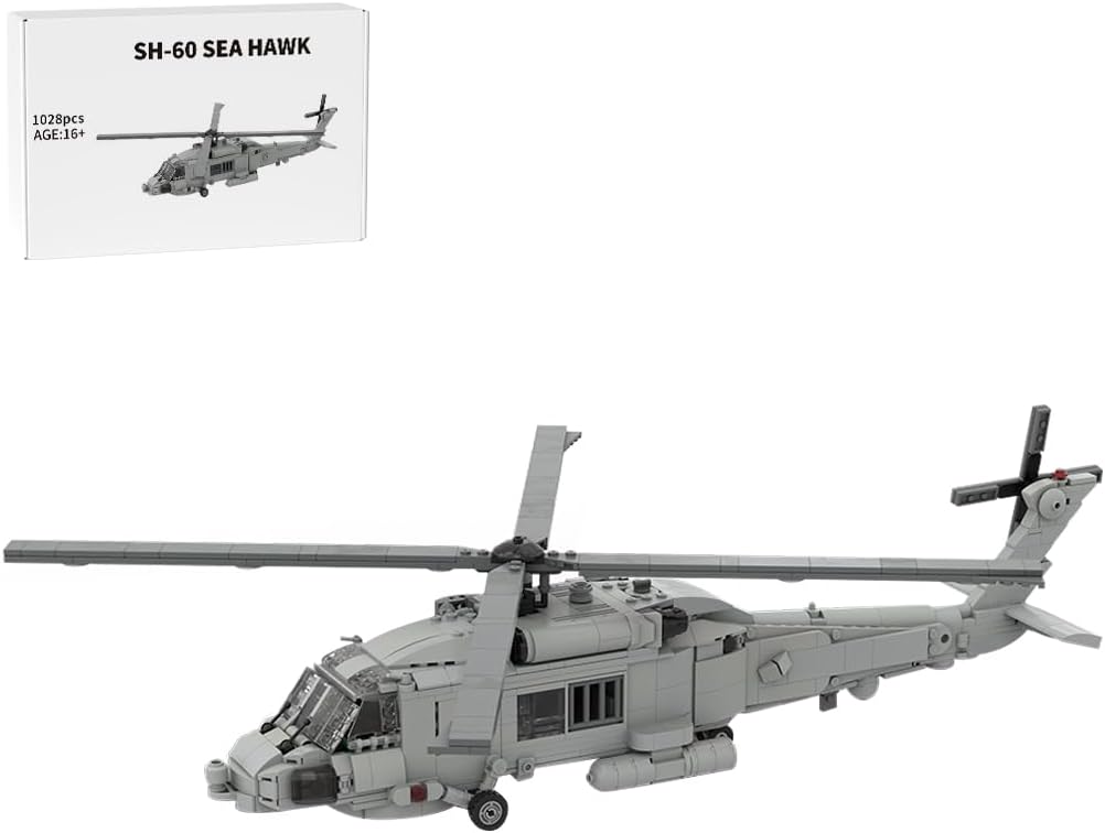 Dark brick-built military utility helicopter at 1/35 scale – view 4