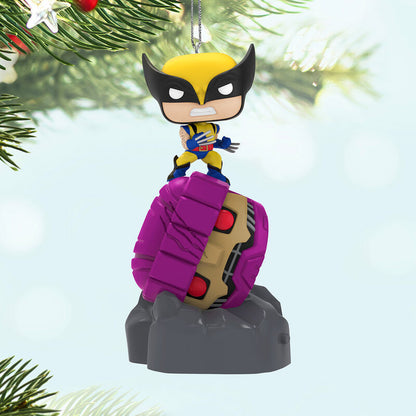 Funko Marvel Wolverine Defeats Sentinel Ornament, 5-Centimeter Collectible