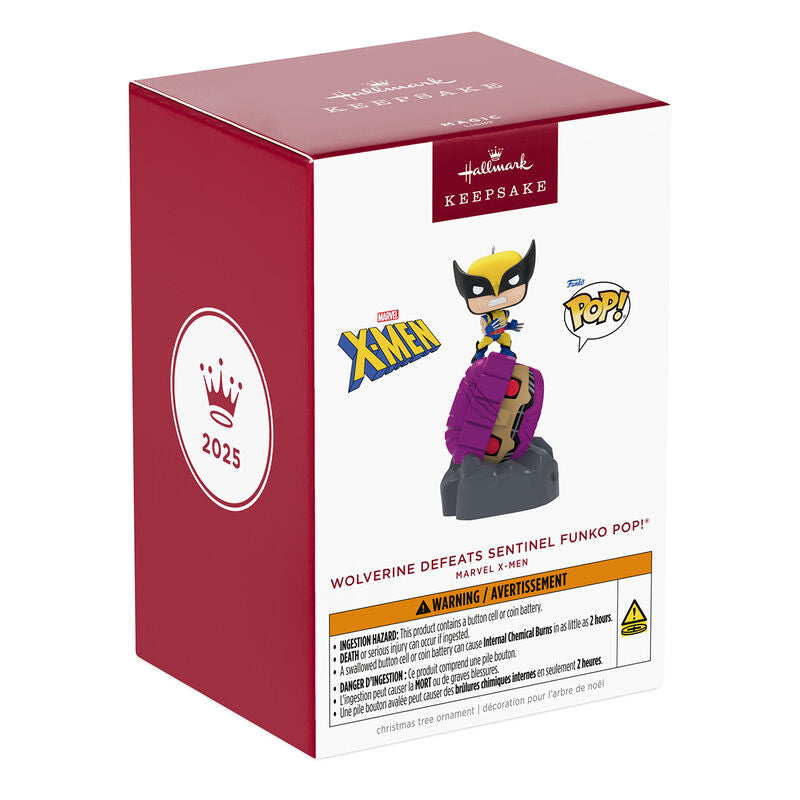 Funko Marvel Wolverine Defeats Sentinel Ornament, 5-Centimeter Collectible - View 4