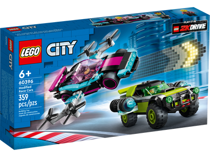 LEGO City Modified Race Cars 60396 Building Set (359 Pieces) - View 2