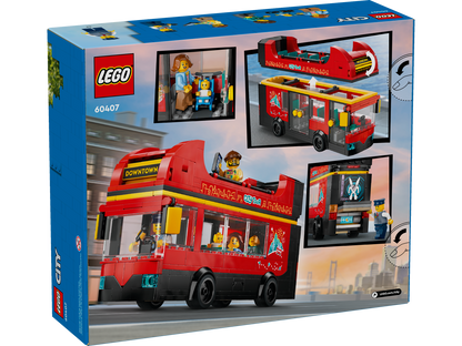 LEGO City Red Double-Decker Sightseeing Bus 60407 Building Set (384 Pieces) - View 8