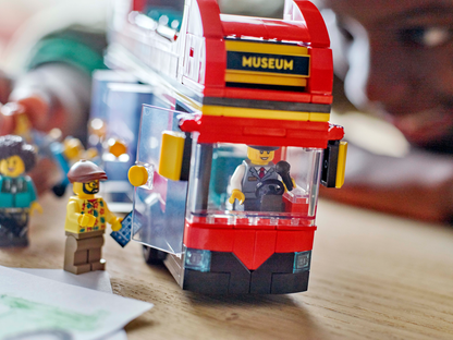 LEGO City Red Double-Decker Sightseeing Bus 60407 Building Set (384 Pieces) - View 10