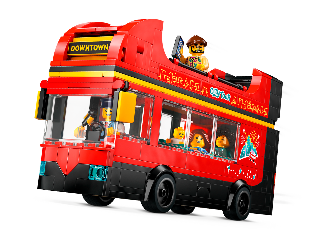 LEGO City Red Double-Decker Sightseeing Bus 60407 Building Set (384 Pieces) - View 3