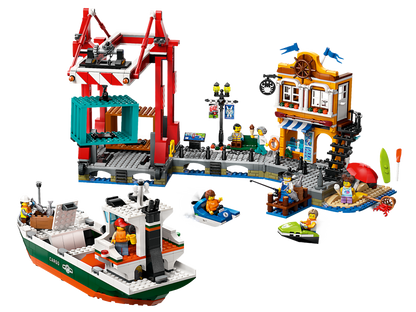 LEGO City Seaside Harbor with Cargo Ship 60422 Building Set (1,226 Pieces) - View 3