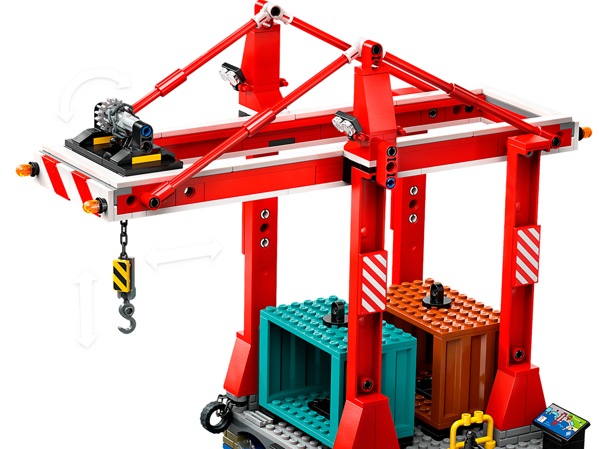 LEGO City Seaside Harbor with Cargo Ship 60422 Building Set (1,226 Pieces) - View 6