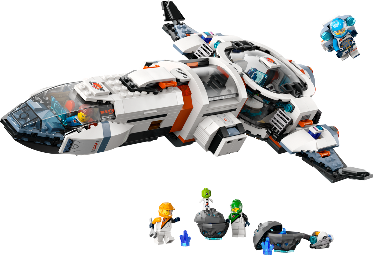 LEGO City Modular Galactic Spaceship 60446 Building Set (717 Pieces)