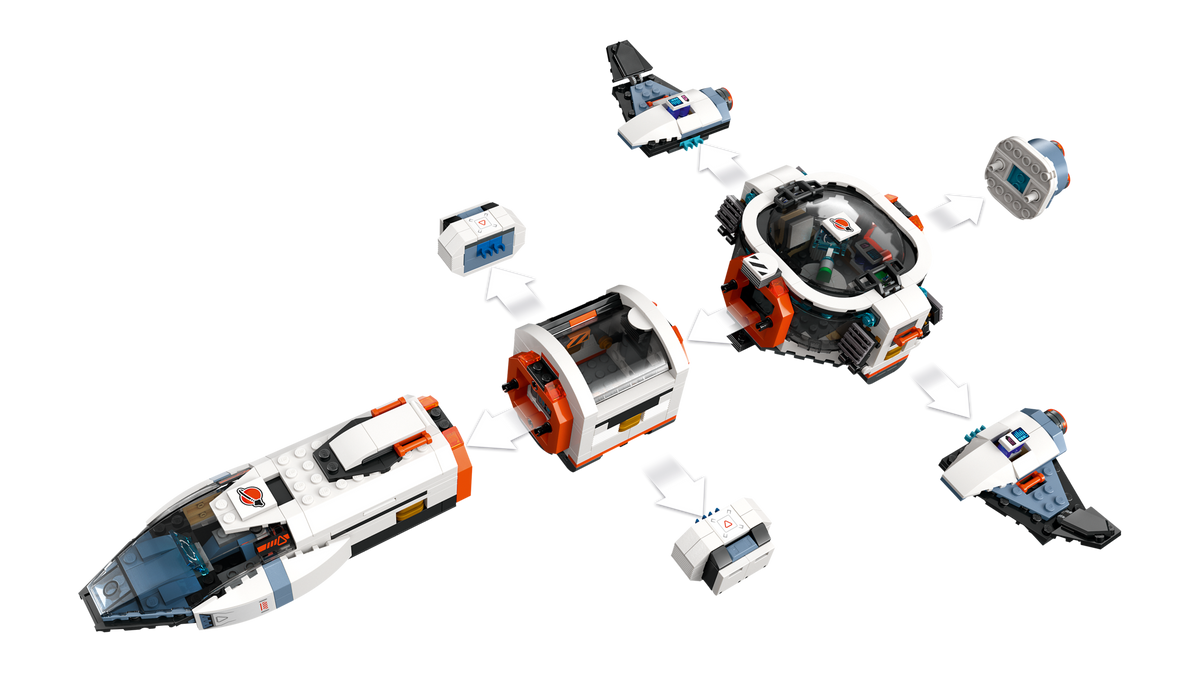 LEGO City Modular Galactic Spaceship 60446 Building Set (717 Pieces) - View 5
