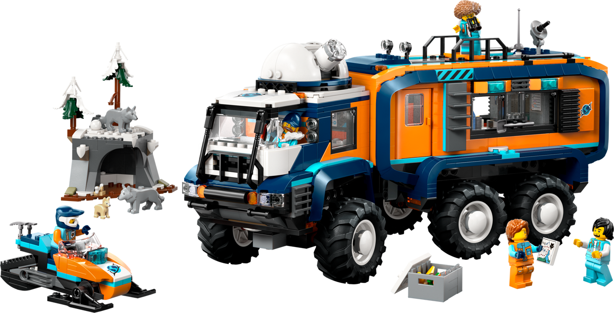 LEGO City Arctic Explorer Science Lab Truck Building Set (1,064 Pieces, Ages 8+)