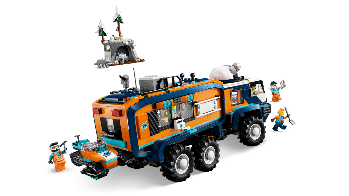 LEGO City Arctic Explorer Science Lab Truck Building Set (1,064 Pieces, Ages 8+) - View 3