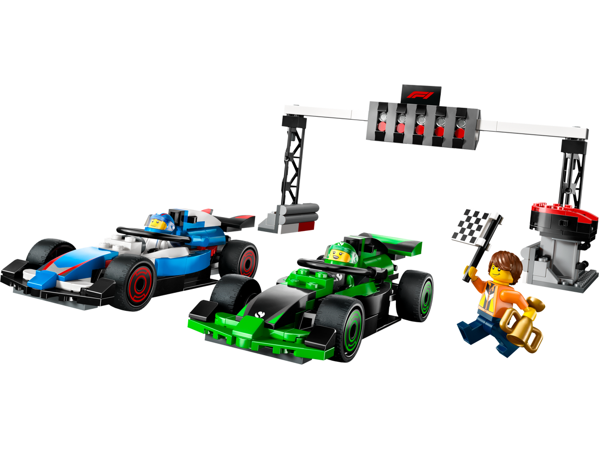 LEGO City F1 Grid with VCARB & Sauber Race Cars 60474 Building Set (313 Pieces)