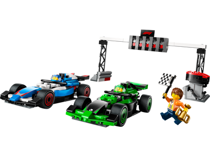 LEGO City F1 Grid with VCARB & Sauber Race Cars 60474 Building Set (313 Pieces)