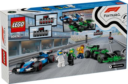 LEGO City F1 Grid with VCARB & Sauber Race Cars 60474 Building Set (313 Pieces) - View 8
