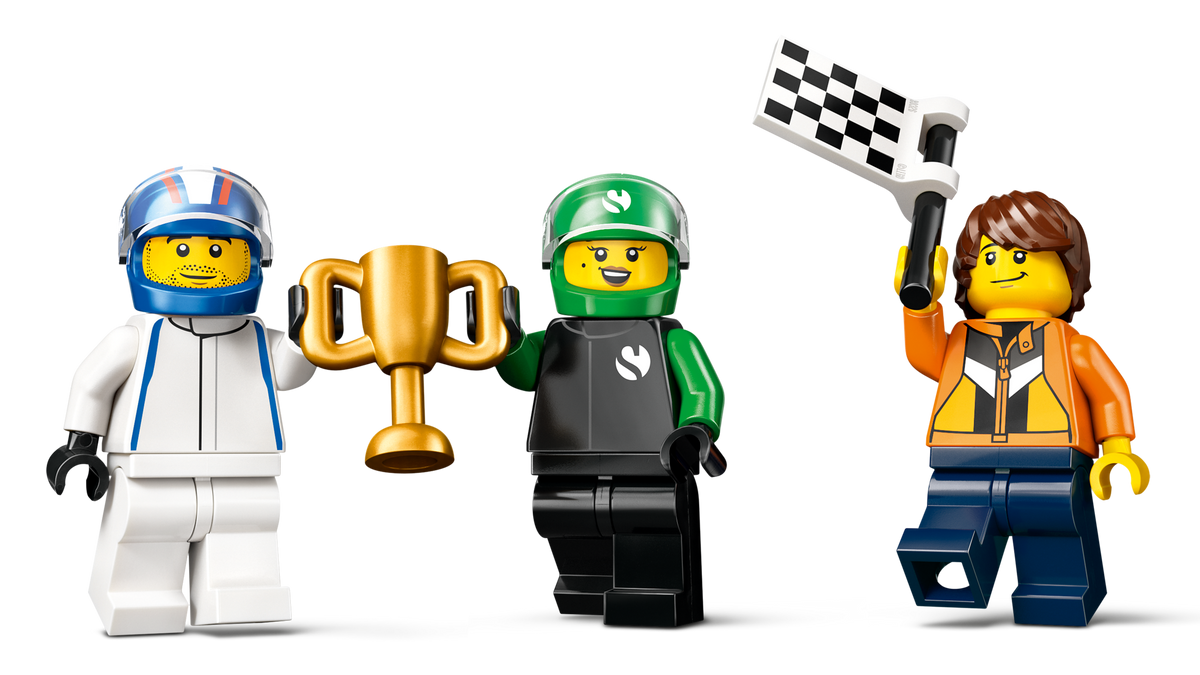 LEGO City F1 Grid with VCARB & Sauber Race Cars 60474 Building Set (313 Pieces) - View 4