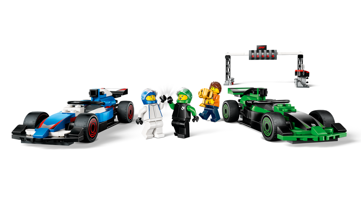 LEGO City F1 Grid with VCARB & Sauber Race Cars 60474 Building Set (313 Pieces) - View 3