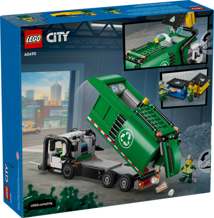 LEGO City Recycling Truck 60495 Building Set (434 Pieces) - View 10