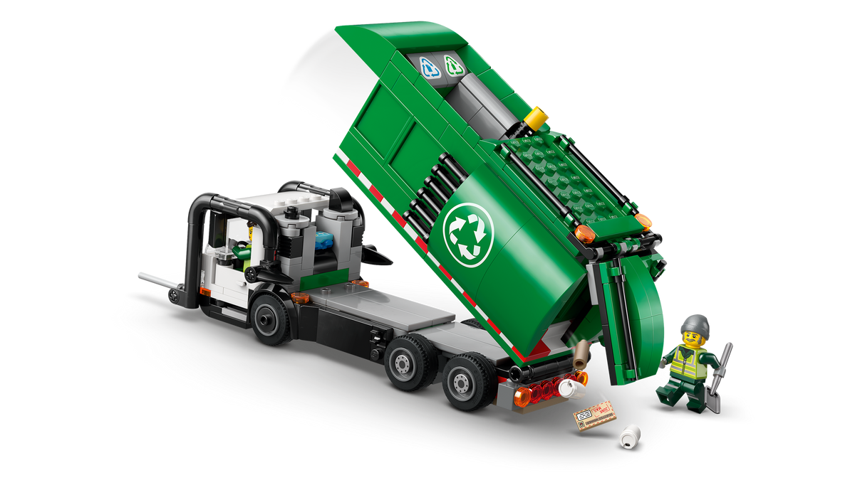 LEGO City Recycling Truck 60495 Building Set (434 Pieces) - View 4