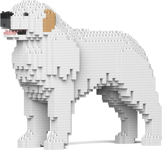 Pyrenean Mountain Dog brick sculpture