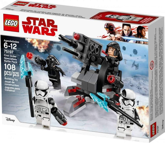 Built space trooper squad pack with laser cannon and armored trooper figures