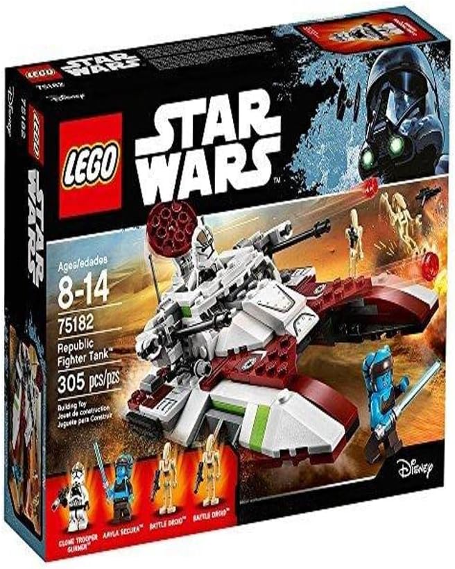 Brick sci-fi hover tank with twin raised guns and open top hatch