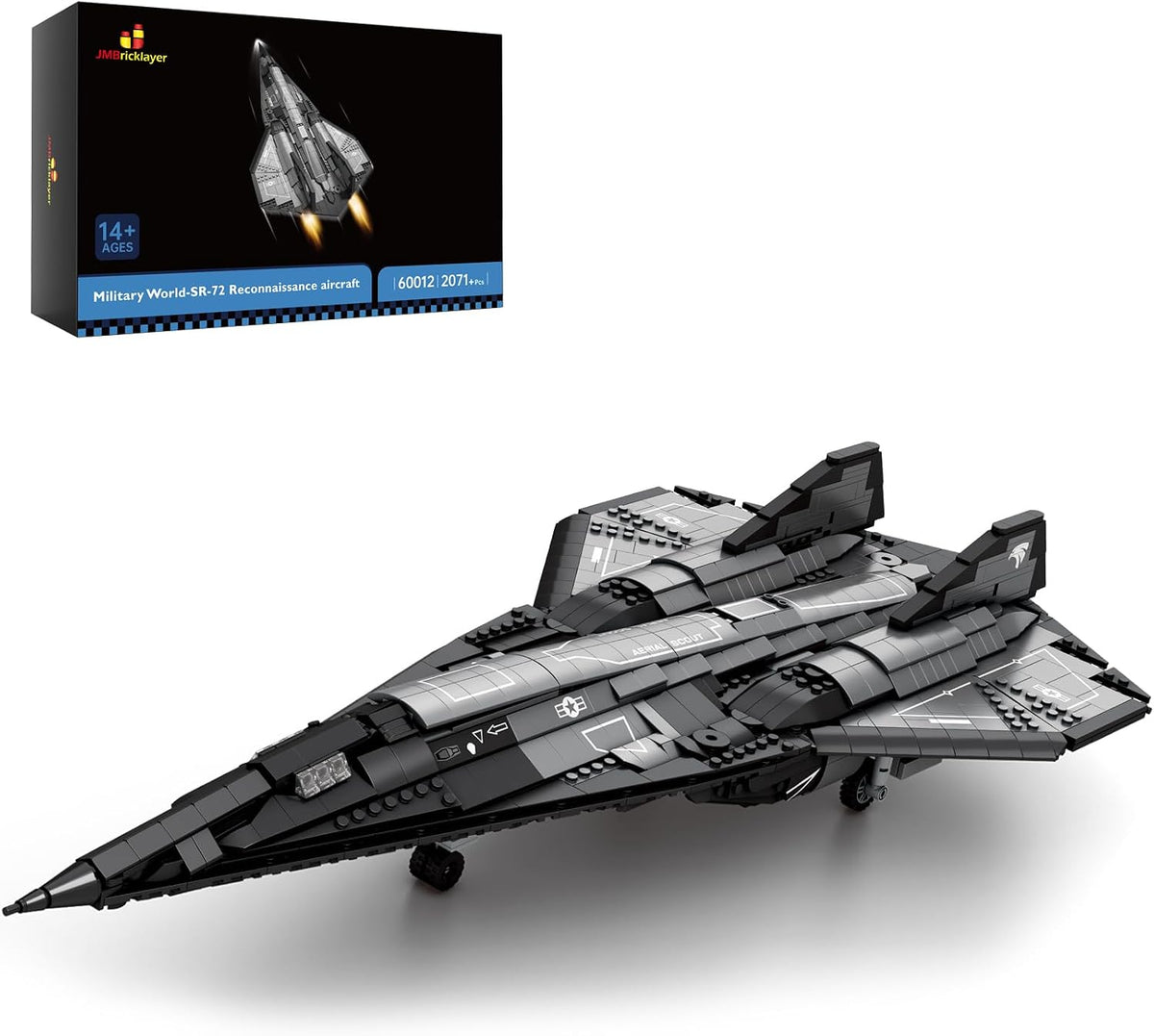Brick-built sleek hypersonic reconnaissance aircraft with open cockpit